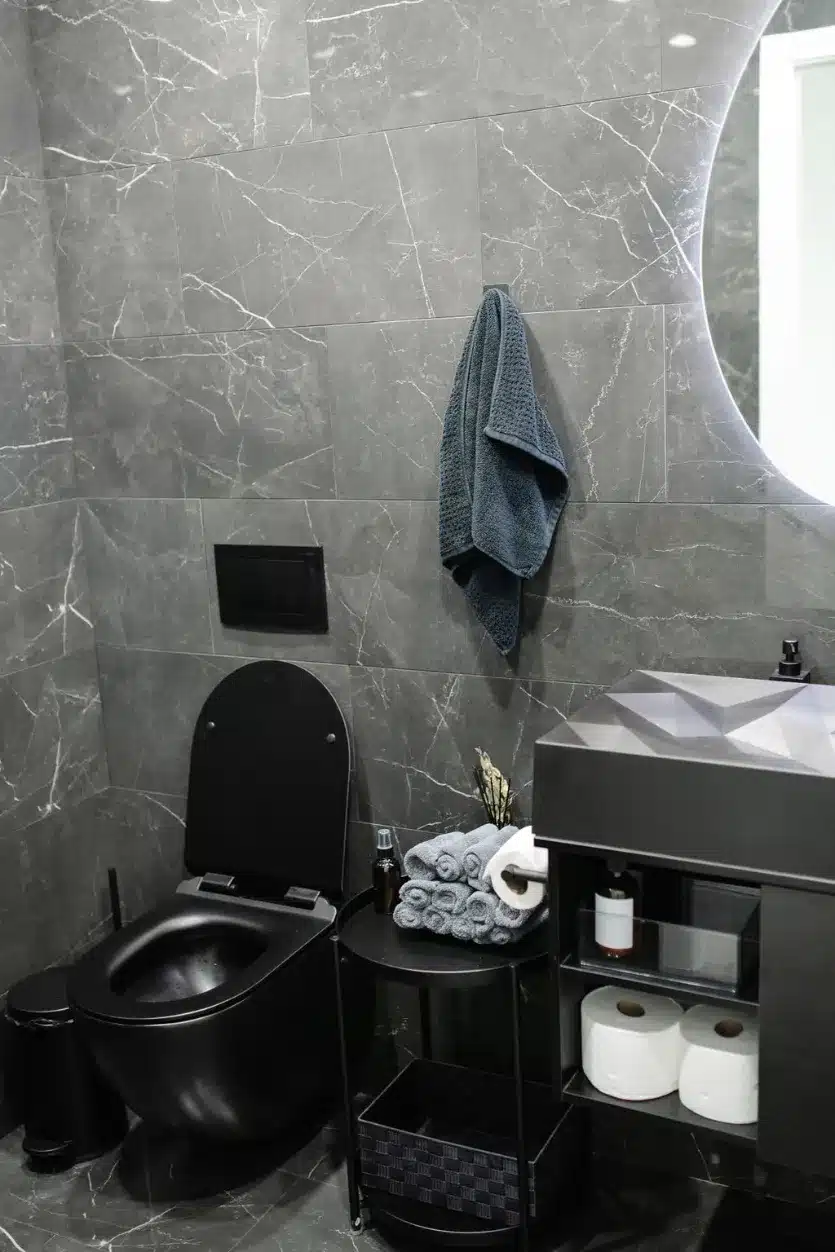 Black Marble Bathroom Design Trend