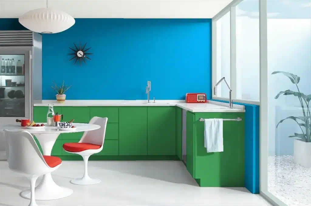 Blog Green And Blue Kitchen Design