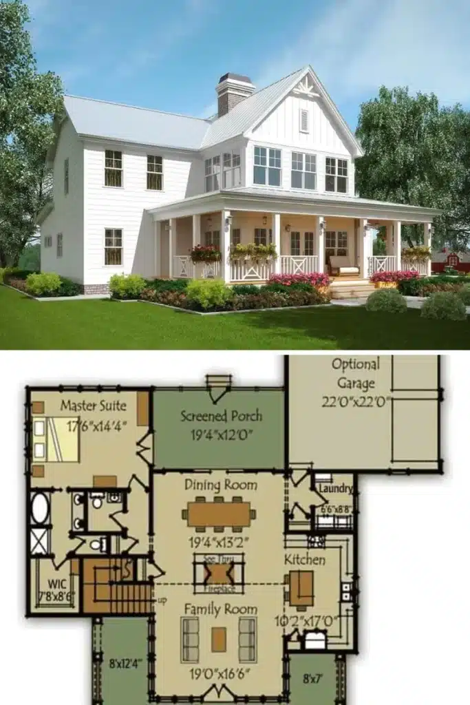 farmhouse house plan pic 1