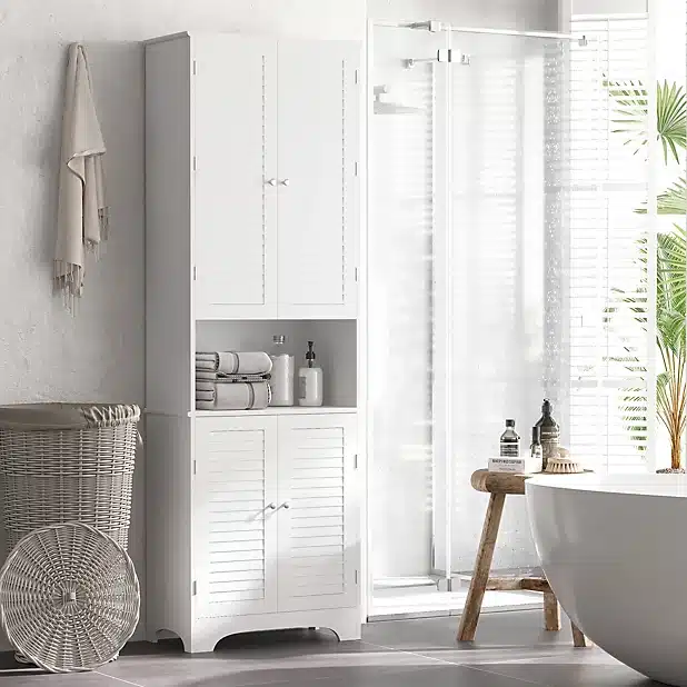 freestanding bathroom cabinet small bathroom storage ideas pic 1