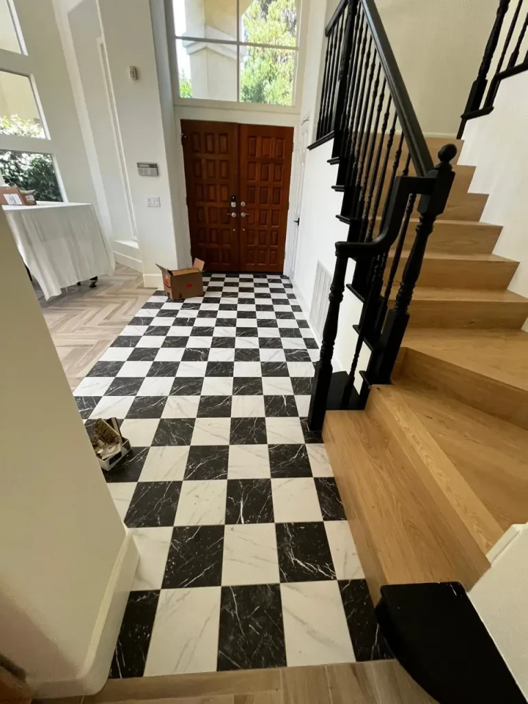 patterned flooring tile installation services